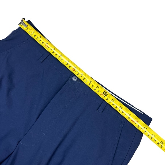 FootJoy FJ Golf Pants Mens 34x30 Navy Blue Performance Stretch Straight Leg - Picture 10 of 13